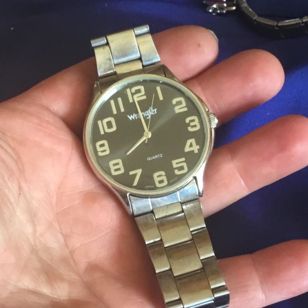 Wrangler Men's Silver Watch